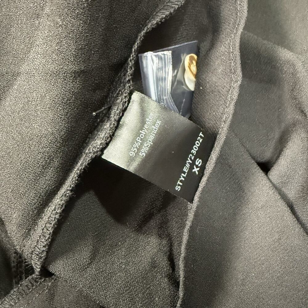 NWT Tuckernuck Pomander Place Callahan Dress Black Crepe Shirt Dress Size XS - Picture 8 of 10